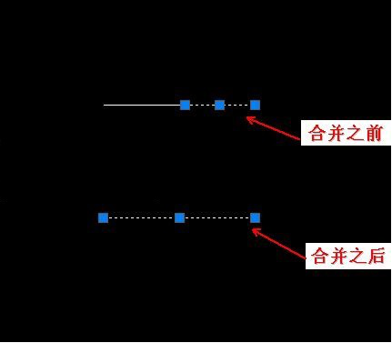 CAD怎么讓兩段直線合并？189.png