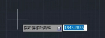 CAD如何通過(guò)兩點(diǎn)確定偏移距離？